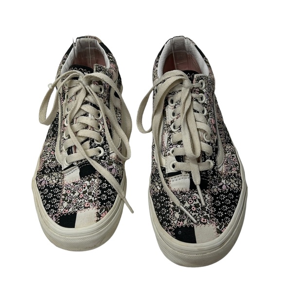 Vans Old Skool Checkered Patchwork Floral Vans 6.5M/8.0W - Picture 2 of 10